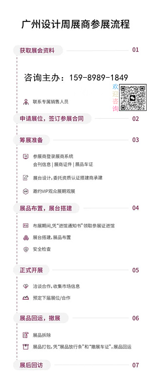 ​2025GZDW广州设计周喜迎20周年【参展流程】